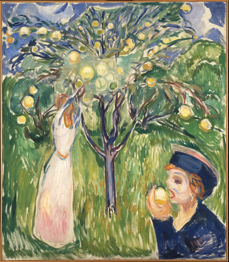 To kvinner i hagen - Edvard Munch