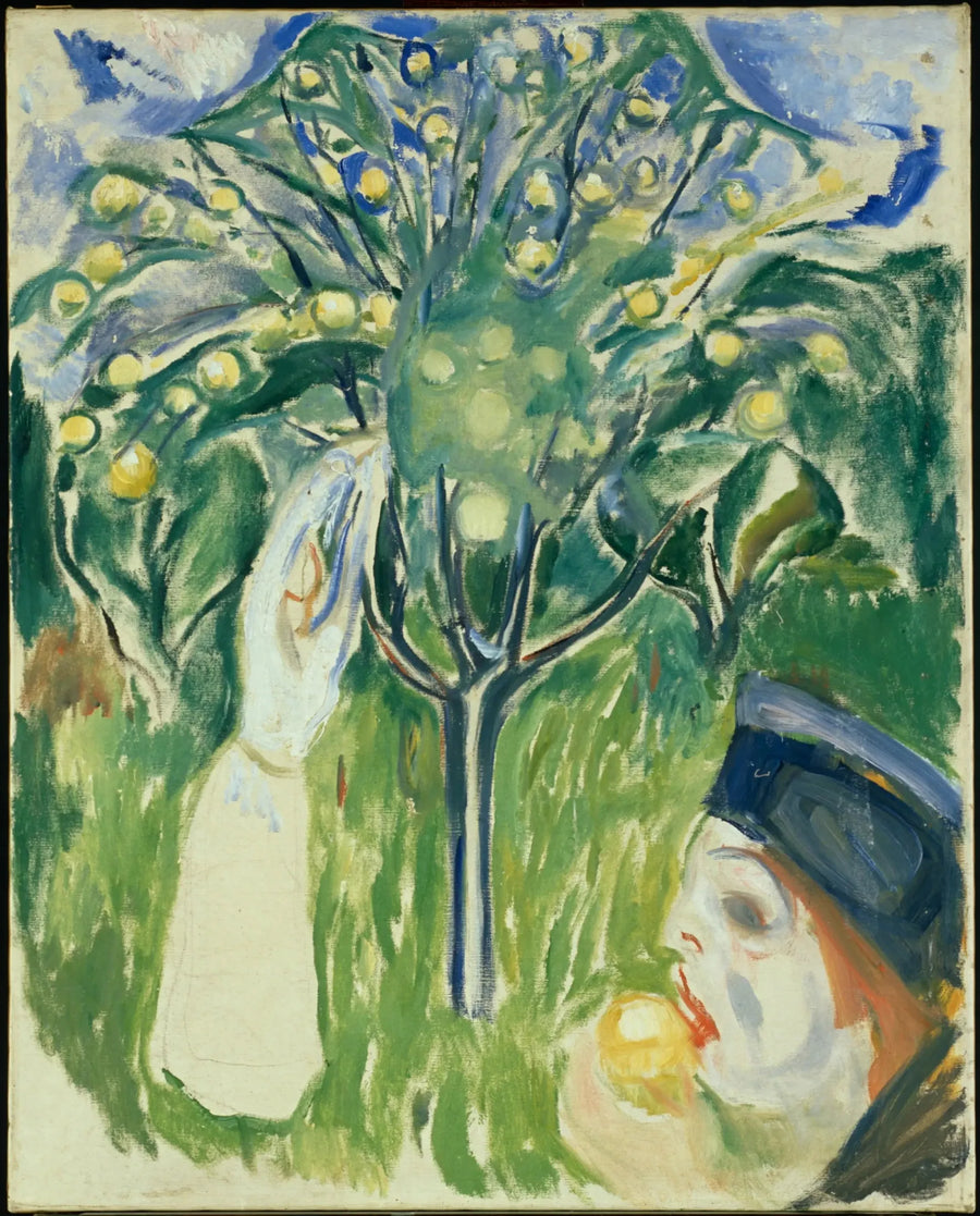 To kvinner i hagen - Edvard Munch