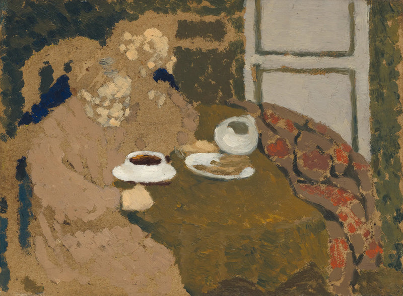 To kvinner som drikker kaffe - Édouard Vuillard
