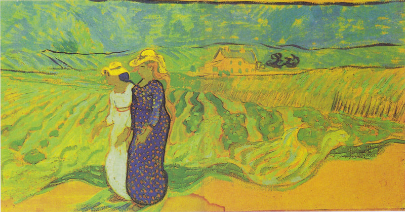 To kvinner gjennom åkeren - Vincent van Gogh