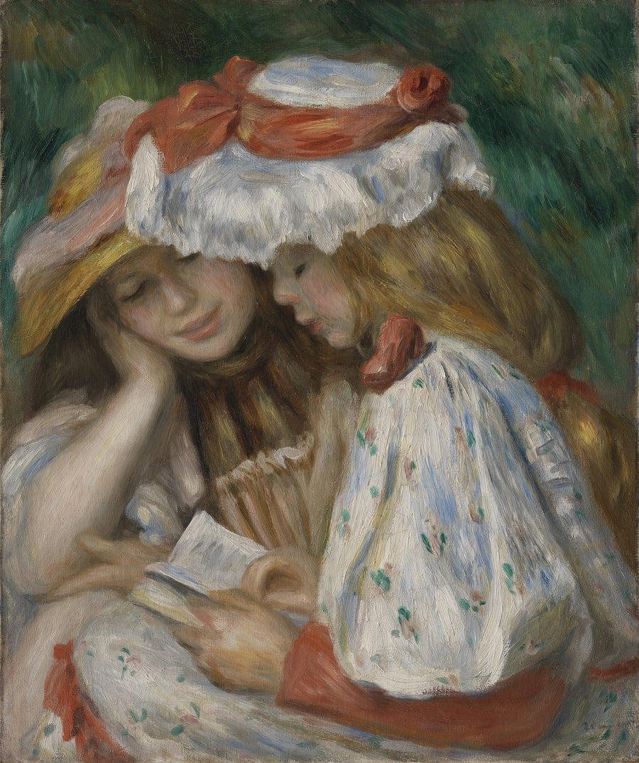 To jenter som leser - Pierre-Auguste Renoir