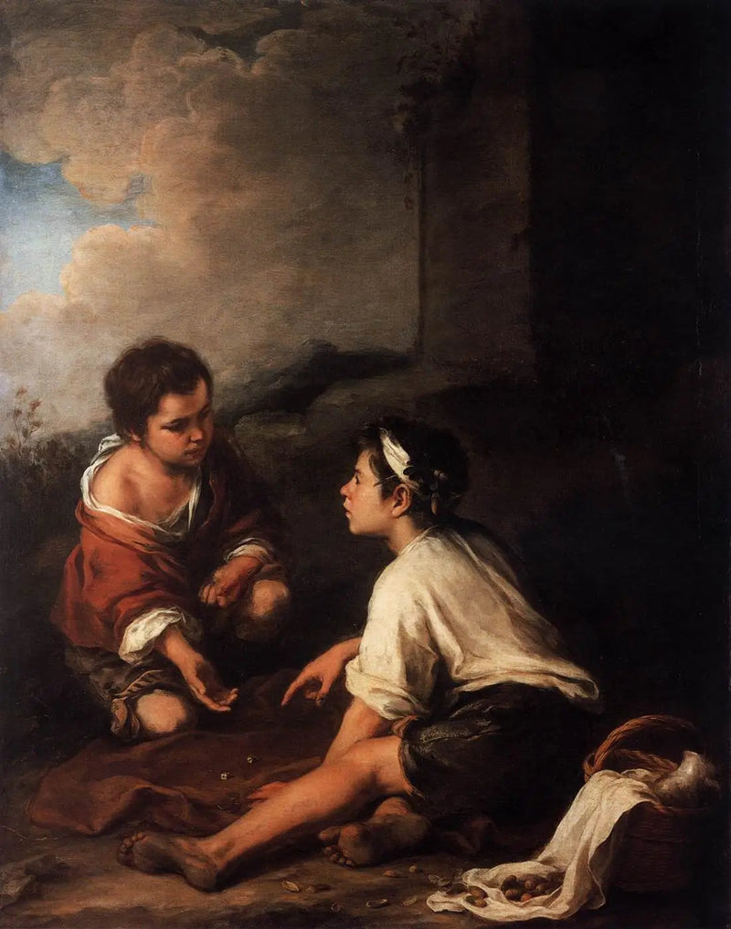 To gutter som spiller terning - Bartolomé Esteban Murillo

Source:
Deux garçons jouant aux dés - Bartolomé Esteban Murillo