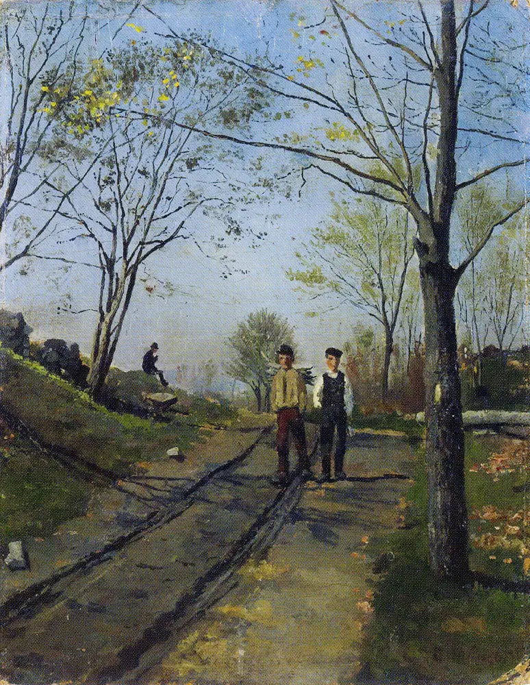 To gutter på en landevei - Edvard Munch