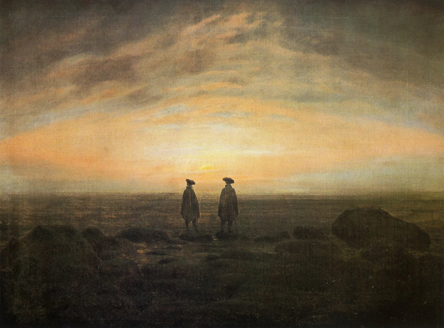 To menn ved havet - Caspar David Friedrich