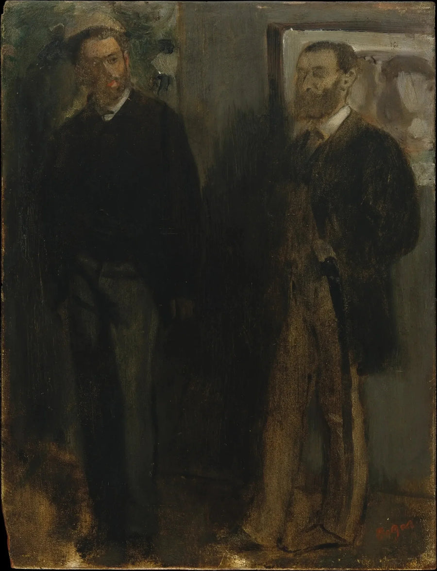 To menn - Edgar Degas