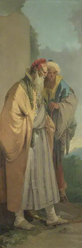 To menn i orientalsk dress - Giovanni Battista Tiepolo