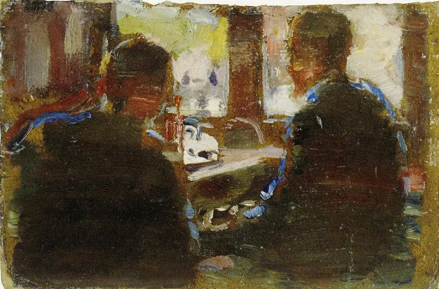 To menn ved vinduet - Edvard Munch