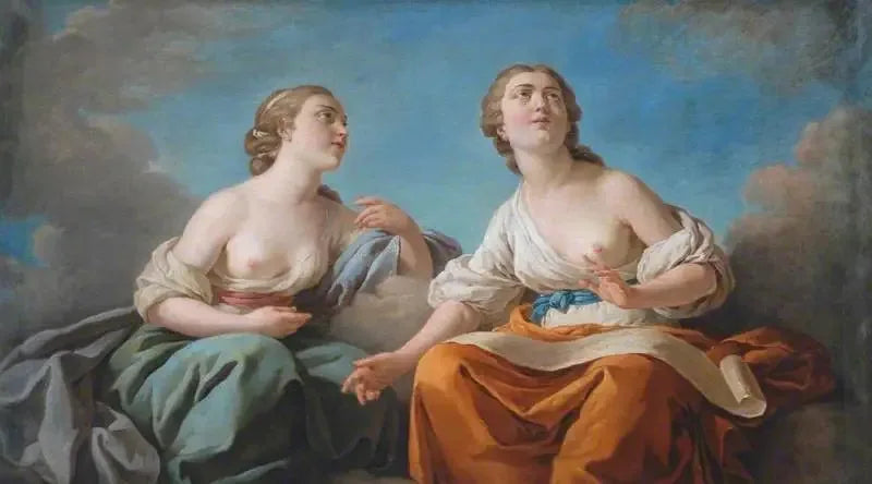 To Muser, allegori av de fem sanser - Louis Jean François Lagrenée

Source:
Deux Muses, allégorie des cinq sens - Louis Jean François Lagrenée