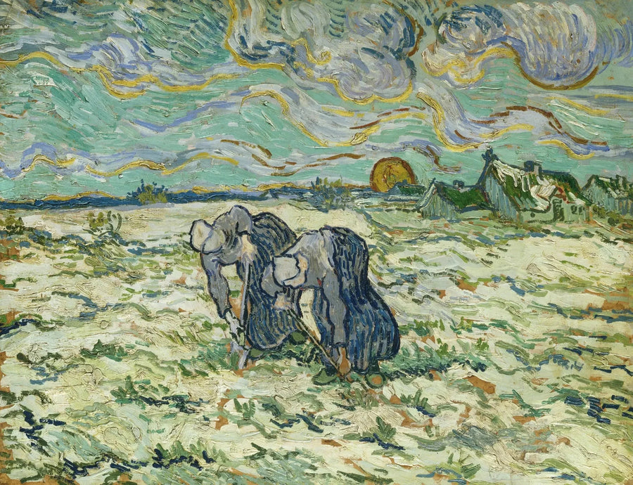 To Landsbykvinner - Vincent van Gogh