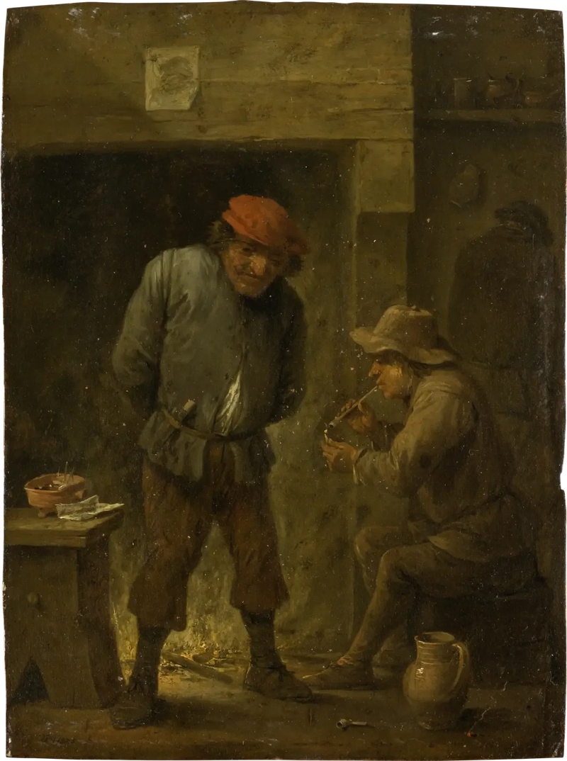 To bønder ved peisen - David Teniers den Yngre

Source:
Deux paysans au coin du feu - David Teniers le Jeune