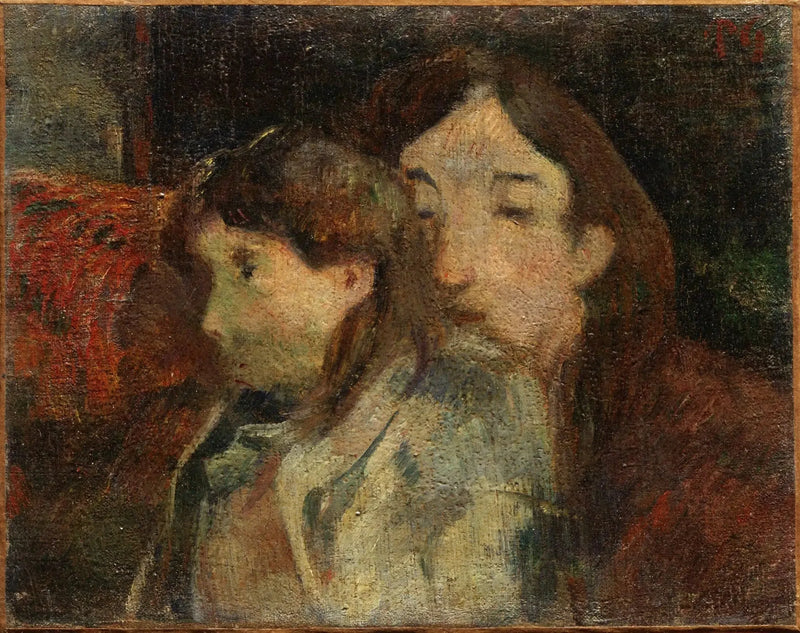 To personer på en sofa, eller Kunstnerens visjon - Paul Gauguin