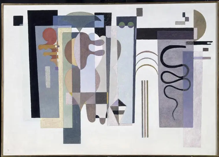 To grønne prikker - Vassily Kandinsky