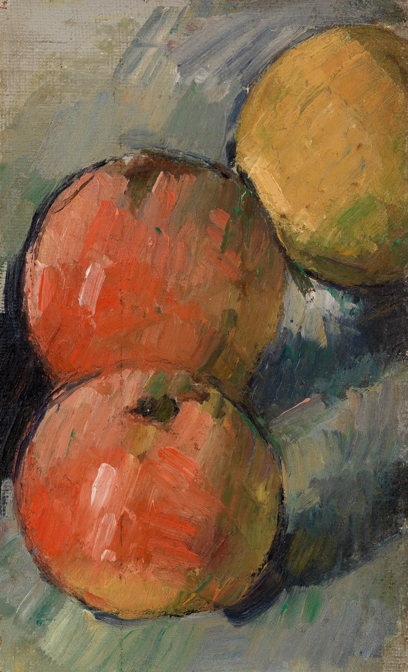 To og en halv eple - Paul Cézanne