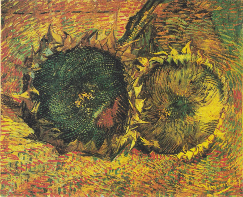 To kuttede solsikker - Vincent van Gogh