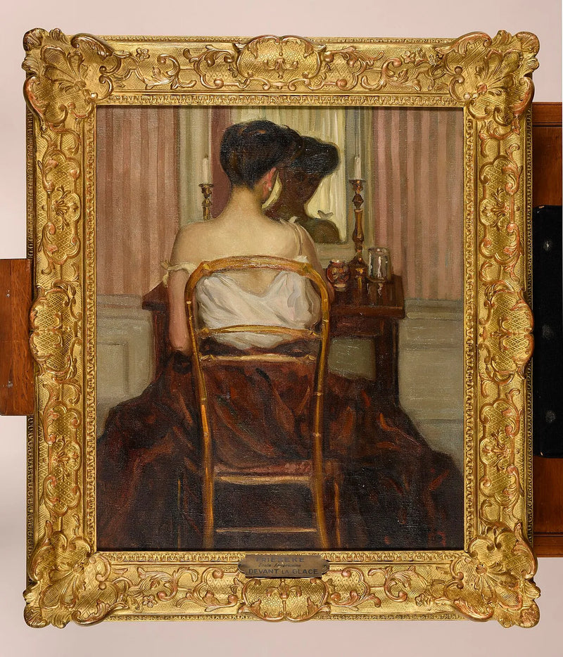 Fremfor speilet - Frederick Carl Frieseke