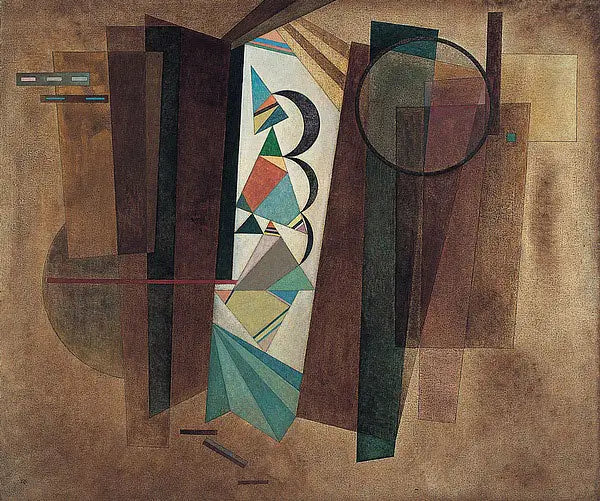 Utvikling i brunt - Vassily Kandinsky