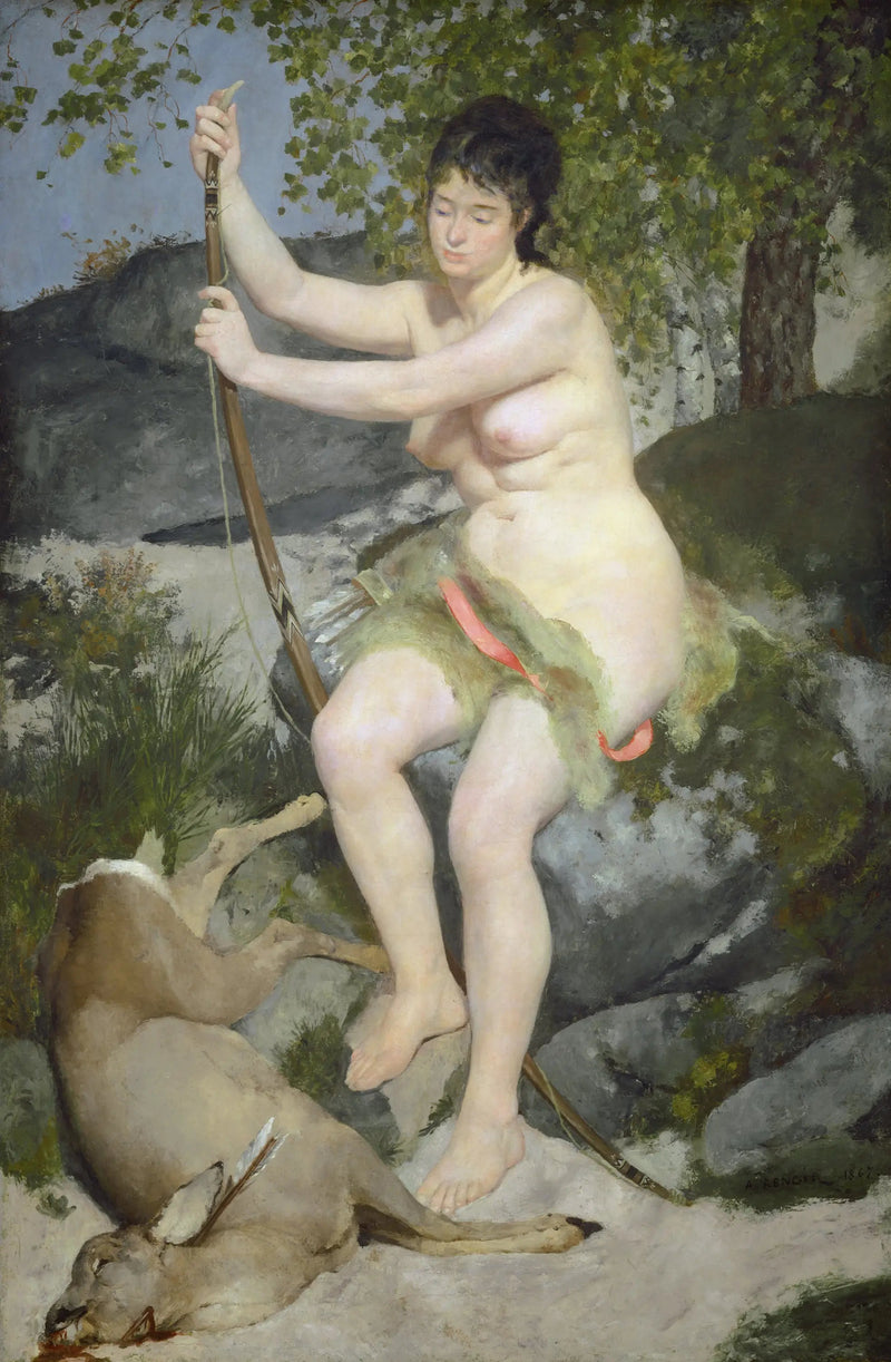 Diane jegerinne - Pierre-Auguste Renoir