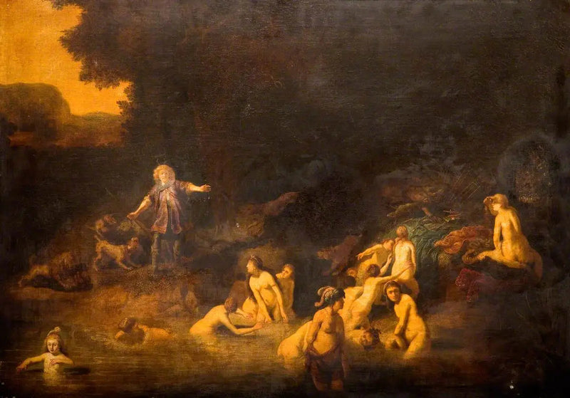 Diane og Aktéon - Rembrandt