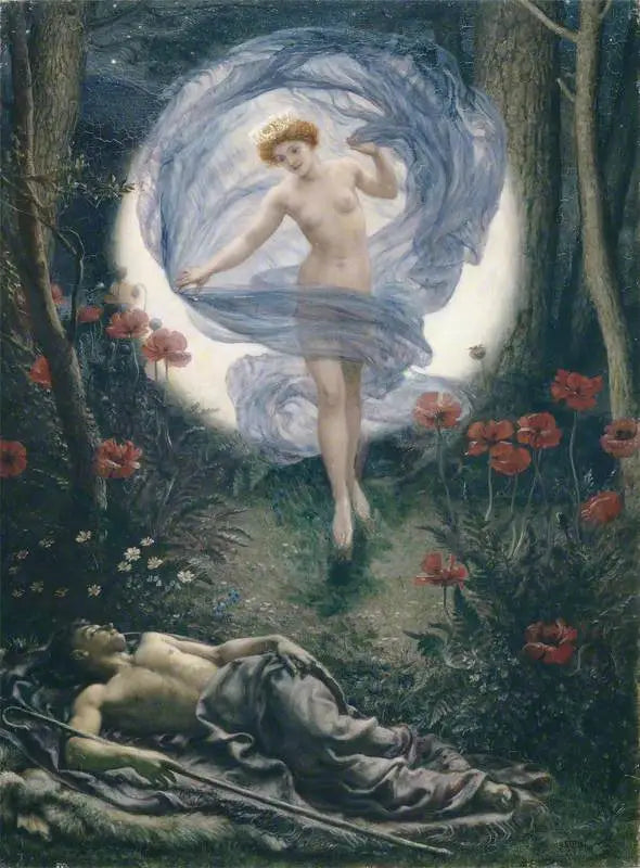 Diane et Endymion - Edward Poynter - Alpha Reproduction