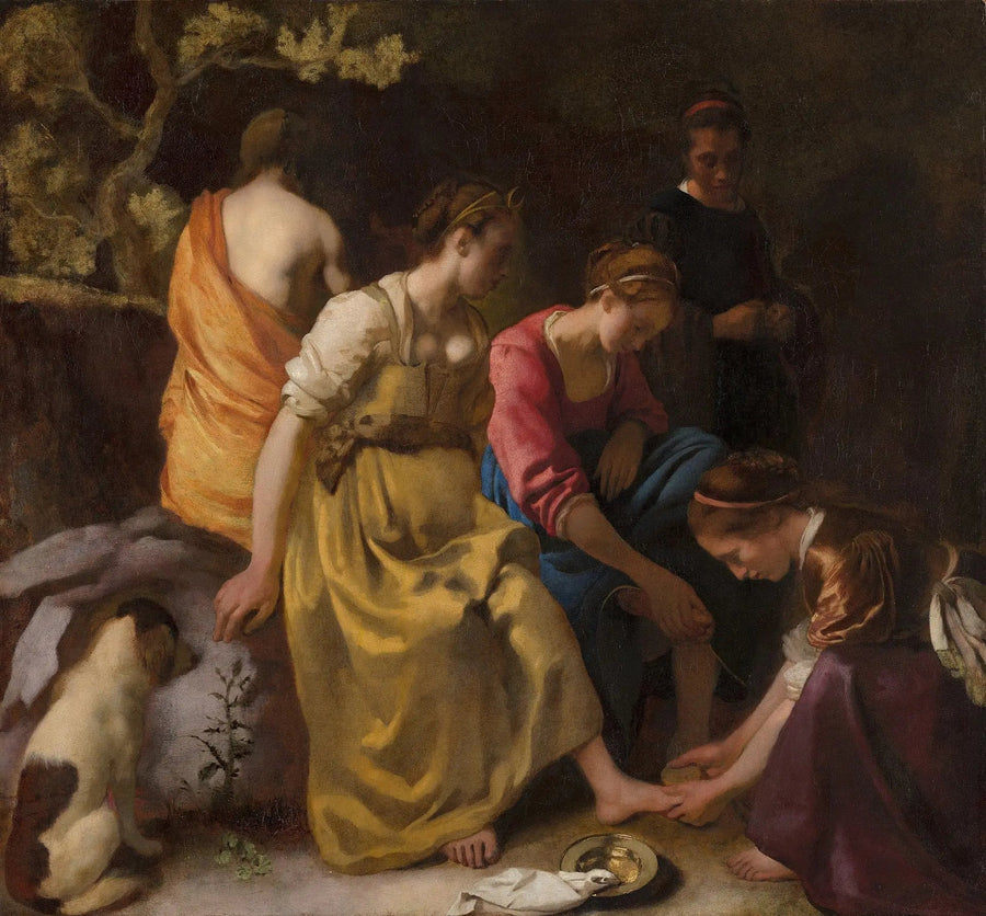 Diane og hennes følgesvenner - Johannes Vermeer