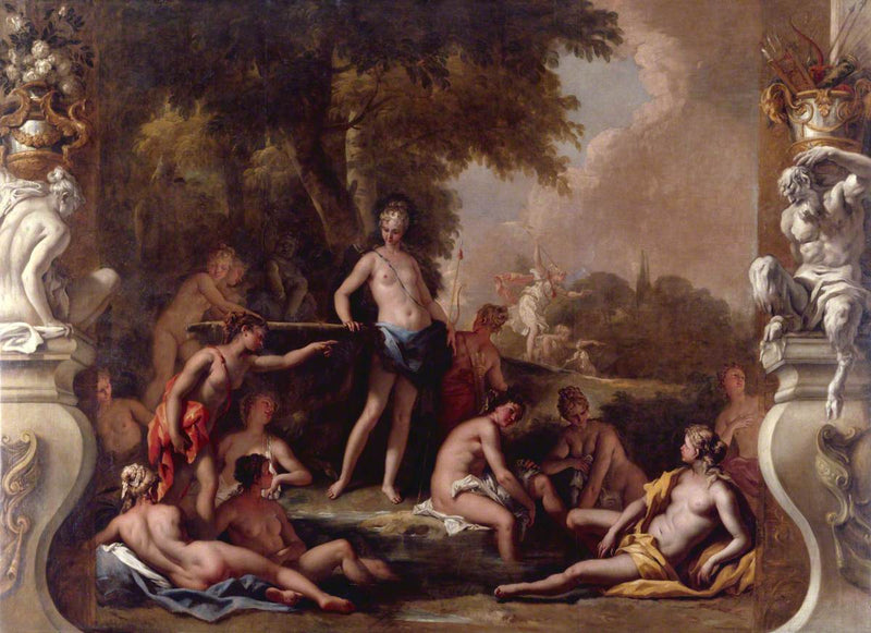 Diane og hennes nymfer i badet - Sebastiano Ricci