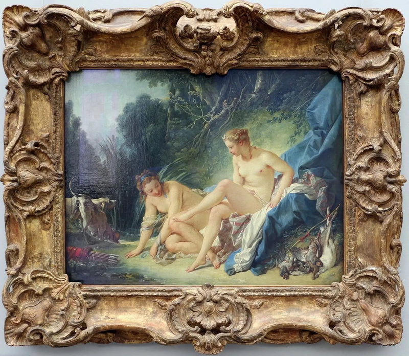 Diane som kommer ut av badet - François Boucher