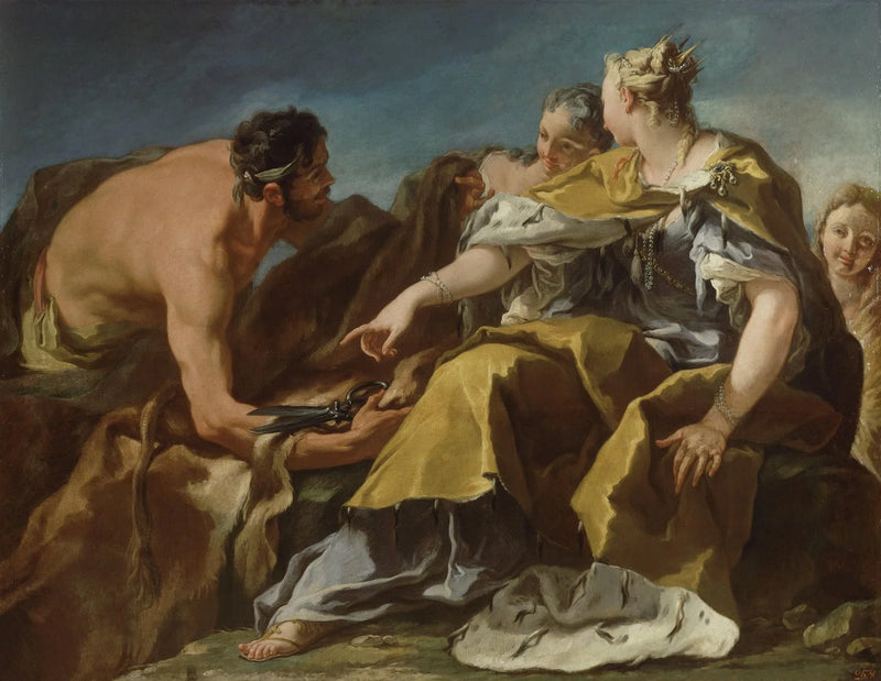 Didon smeltet Carthage - Giovanni Battista Pittoni