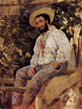 Diego Martelli dans Castiglioncello - Giovanni Boldini - Alpha Reproduction