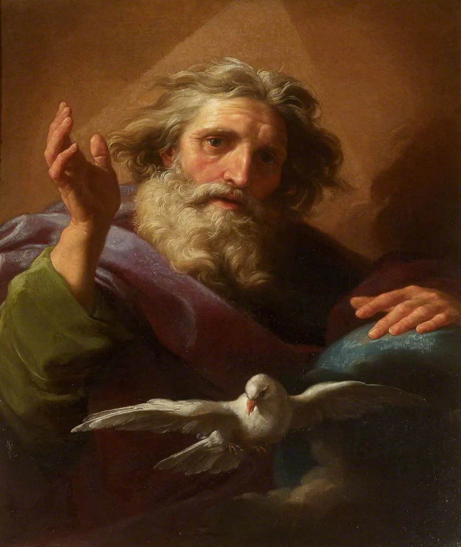 Faderen og Den hellige ånd - Pompeo Batoni