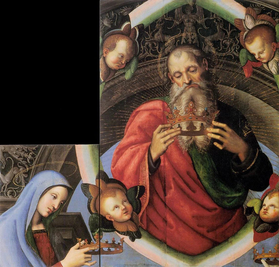 Dieu le Père et la Vierge, retable Baronci, 1500-1501 – Raphaël
