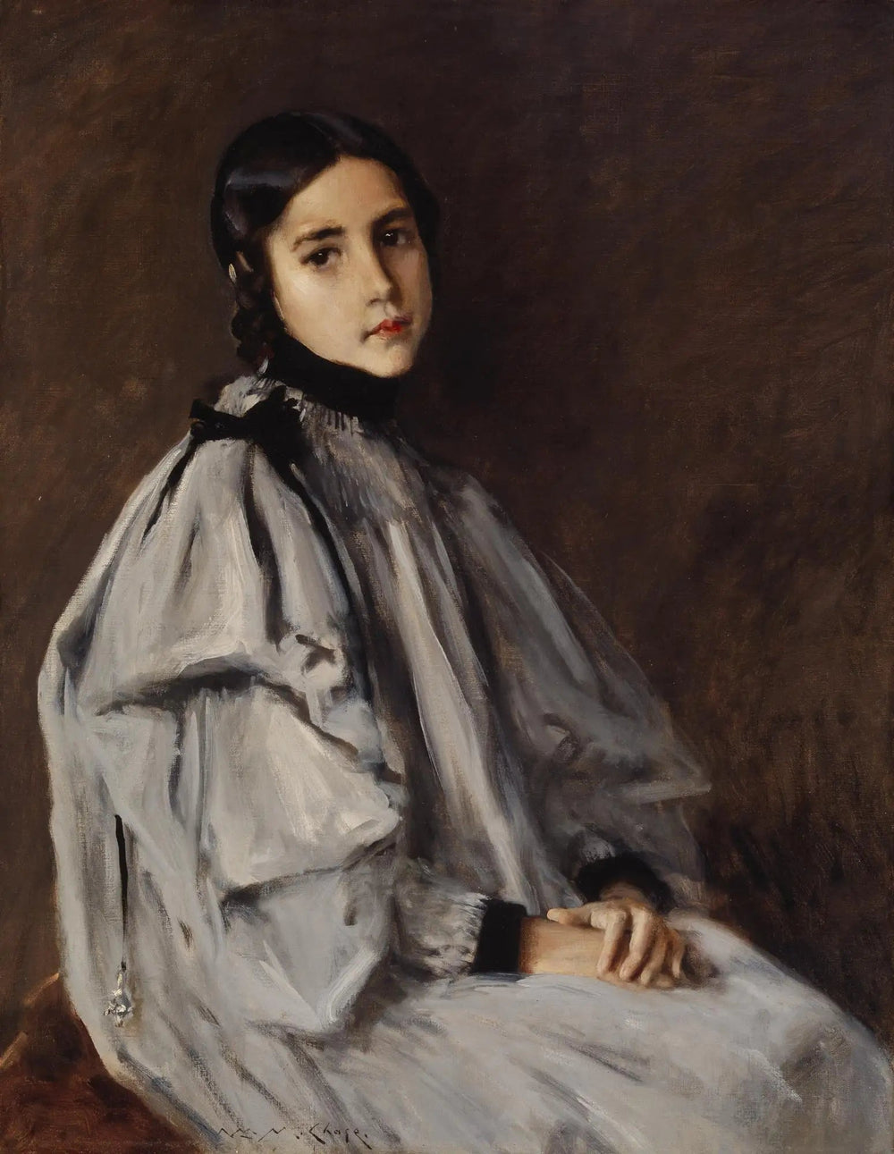 Dieudonnée - William Merritt Chase image 1 reproduction de peinture à l’huile
