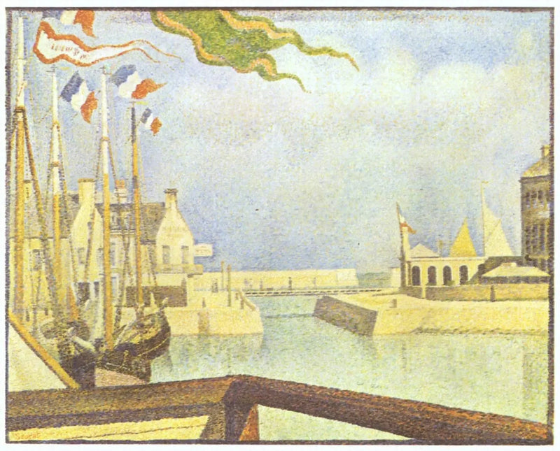 Søndag, Port-en-Bessin - Georges Seurat