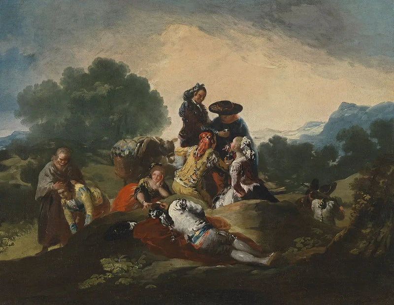 Fjærkledd kalkun - Francisco de Goya