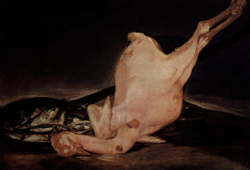 Fjærkledd kalkun - Francisco de Goya