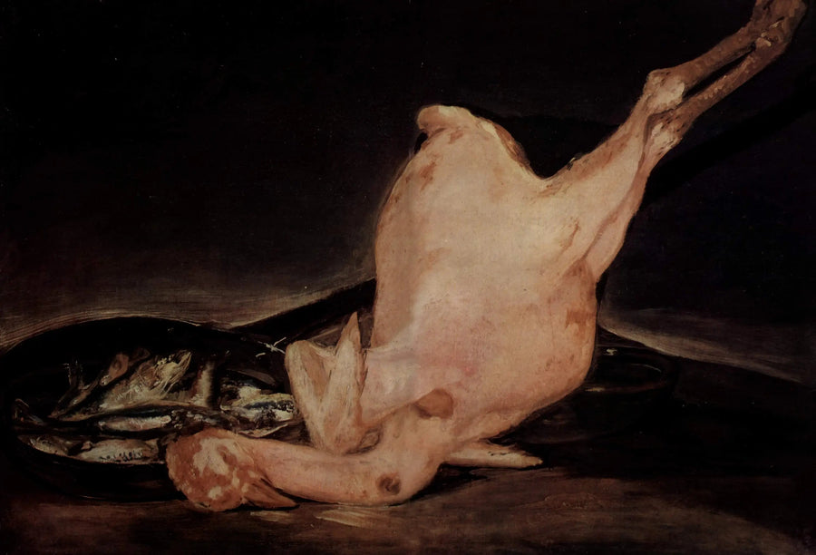 Fjærkledd kalkun - Francisco de Goya