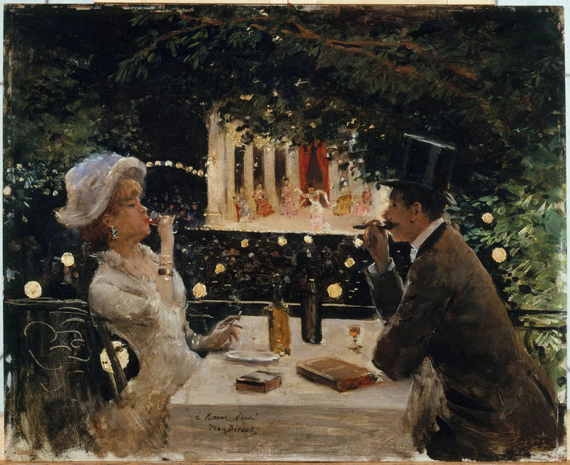 Middag hos Ambassadeurs - Jean Béroud

Source:
Dîner aux Ambassadeurs - Jean Béraud