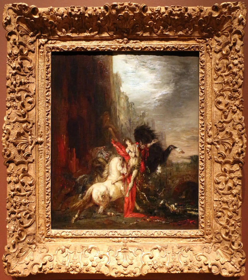 Diomedes fortært av sine hester - Gustave Moreau