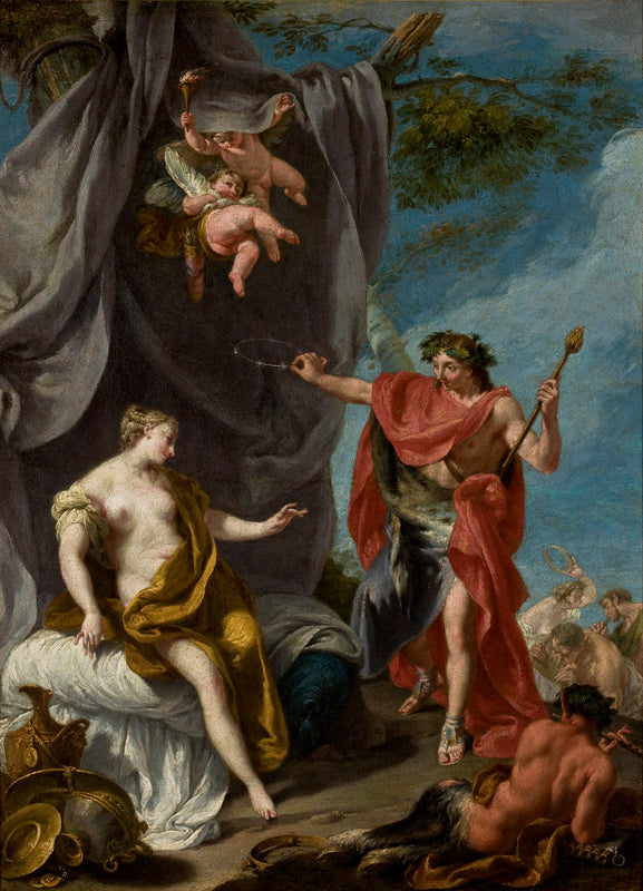 Dionysos og Ariadne - Giovanni Battista Pittoni