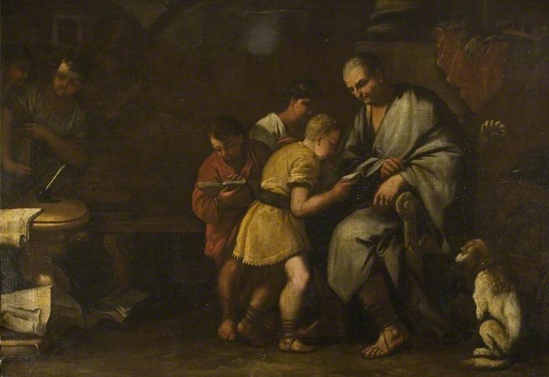 Dionysos, tyrann av Syracuse - Luca Giordano