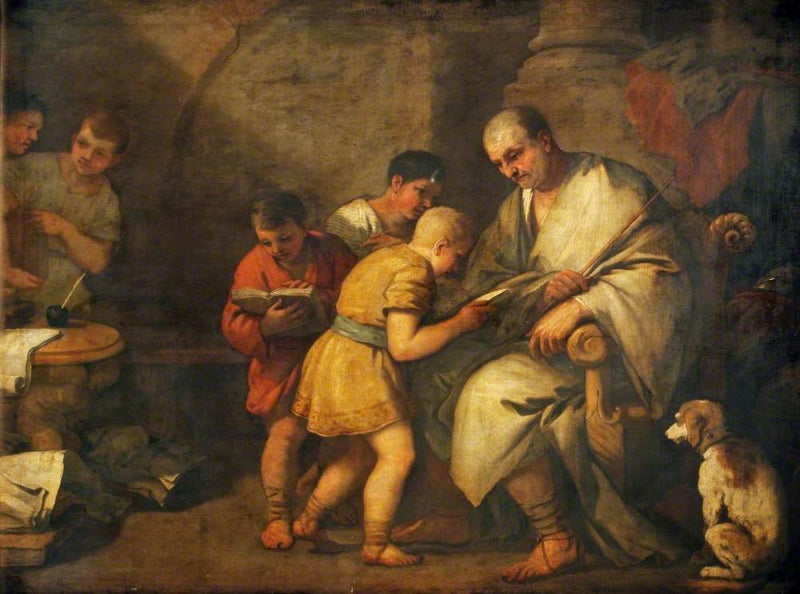 Dionysos, tyrann av Syracuse - Luca Giordano