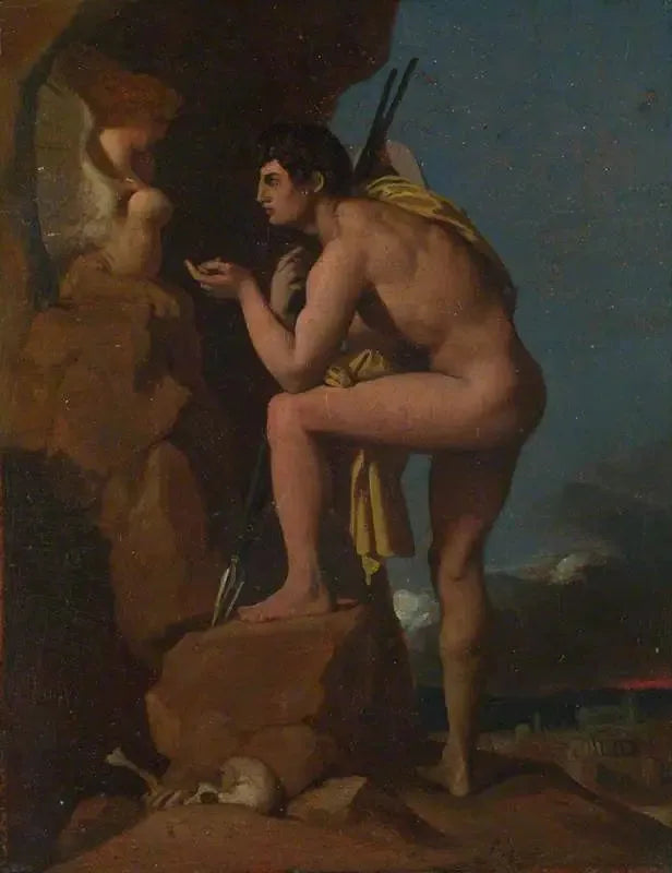 Œdipus og Sfinksen - Jean-Auguste-Dominique Ingres