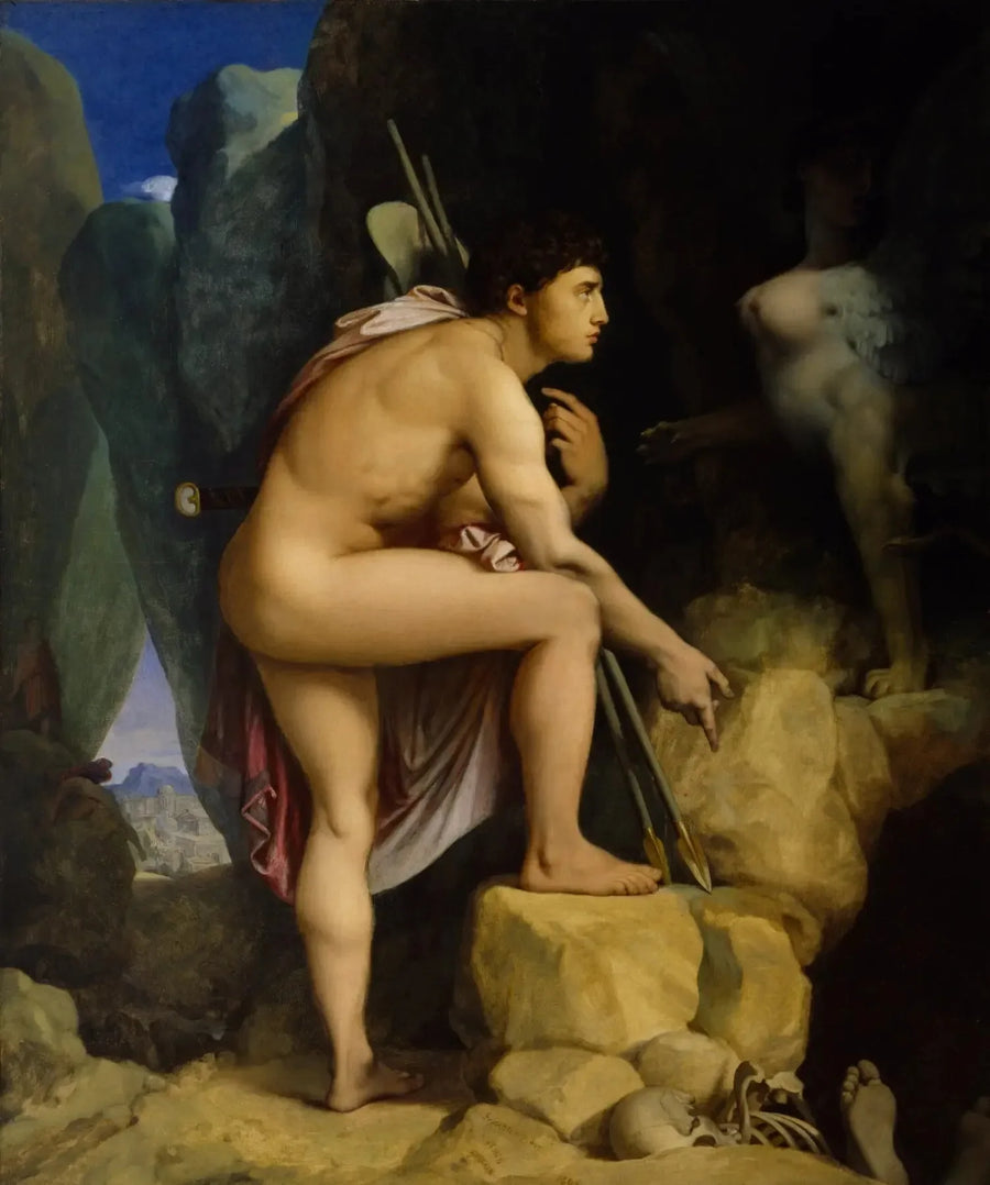 Œdipus og Sfinksen - Jean-Auguste-Dominique Ingres