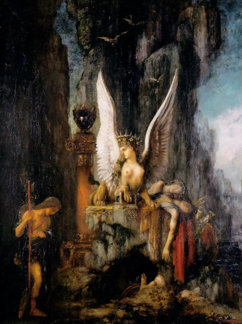 Ødipus Reisende - Gustave Moreau