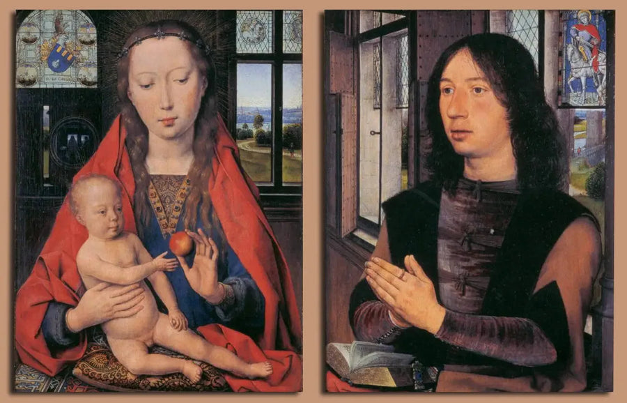 Diptykon av Maarten van Nieuwenhove - Hans Memling