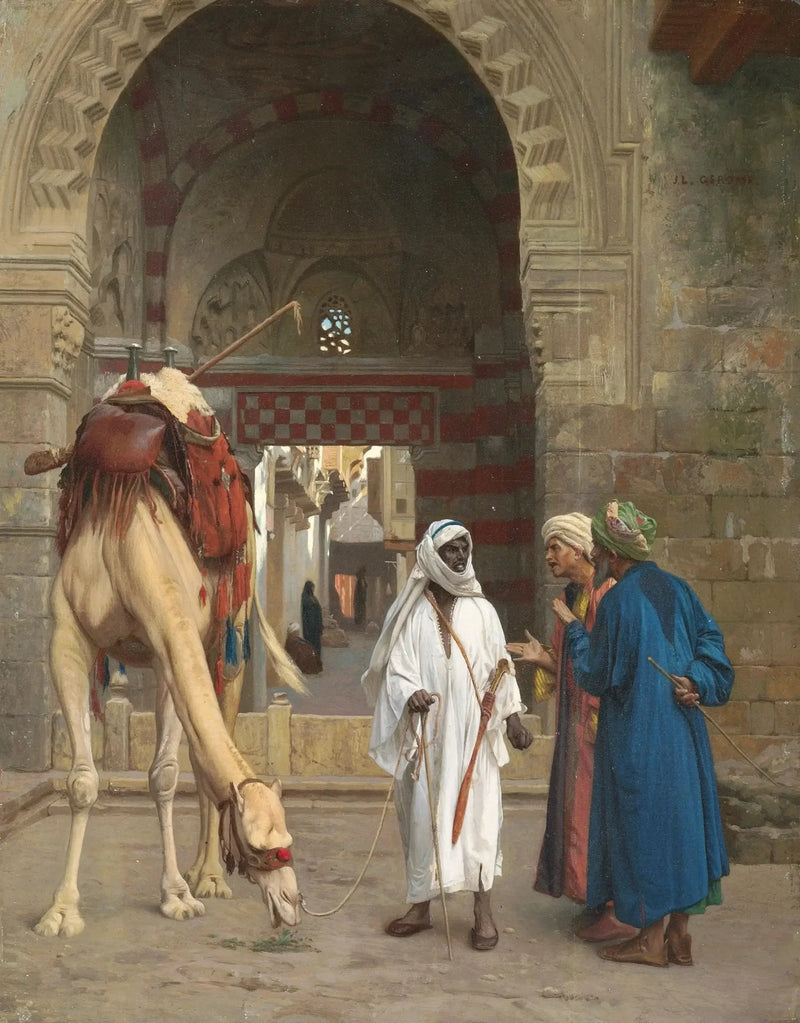Arabisk tvist - Jean-Léon Gérôme