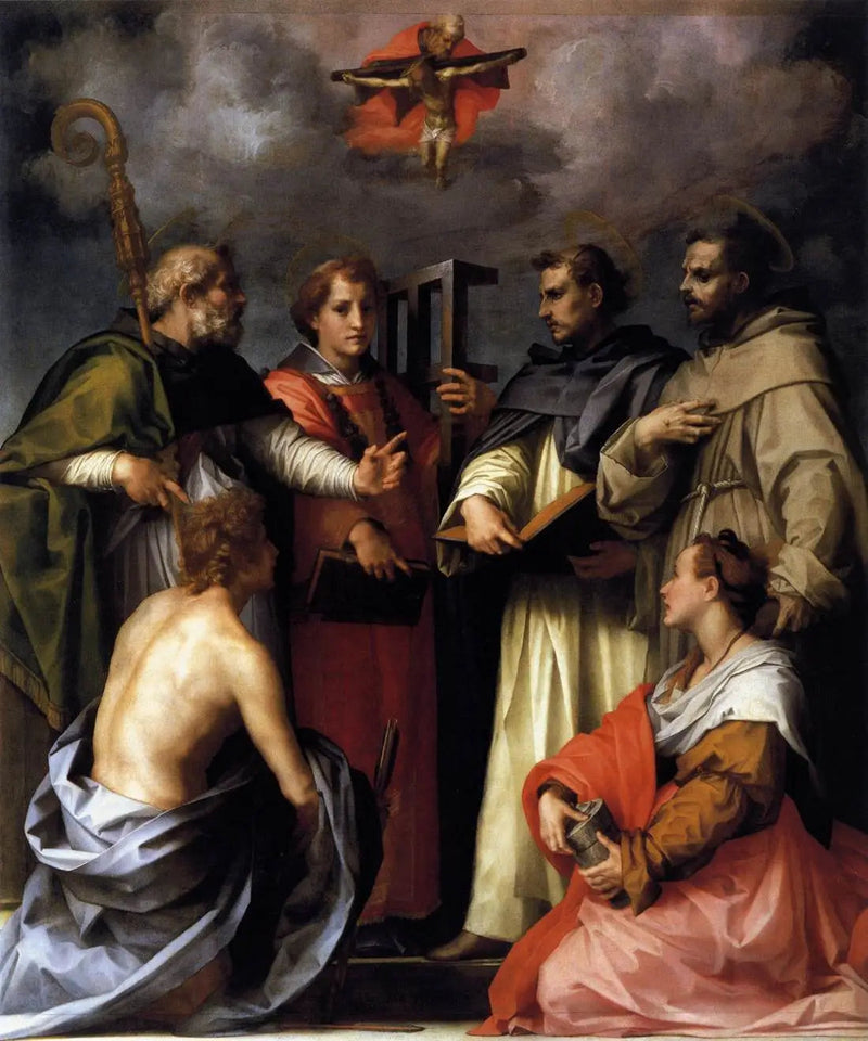 Strid om Treenigheten - Andrea del Sarto