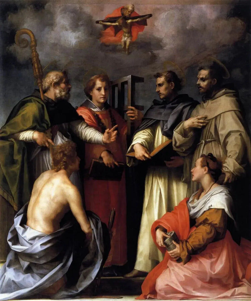 Strid om Treenigheten - Andrea del Sarto