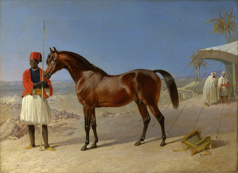Reproduksjon av maleri av John Frederick Herring, Sr.