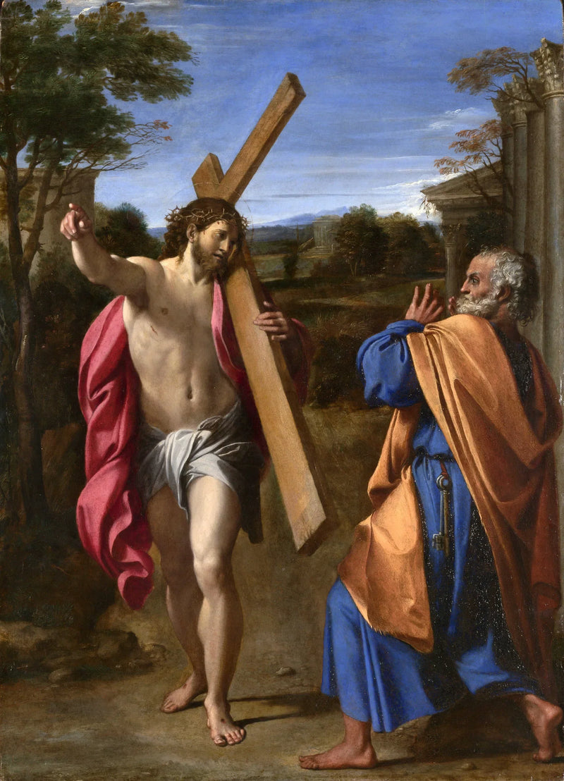 Domine, hvor går du? - Annibale Carracci
