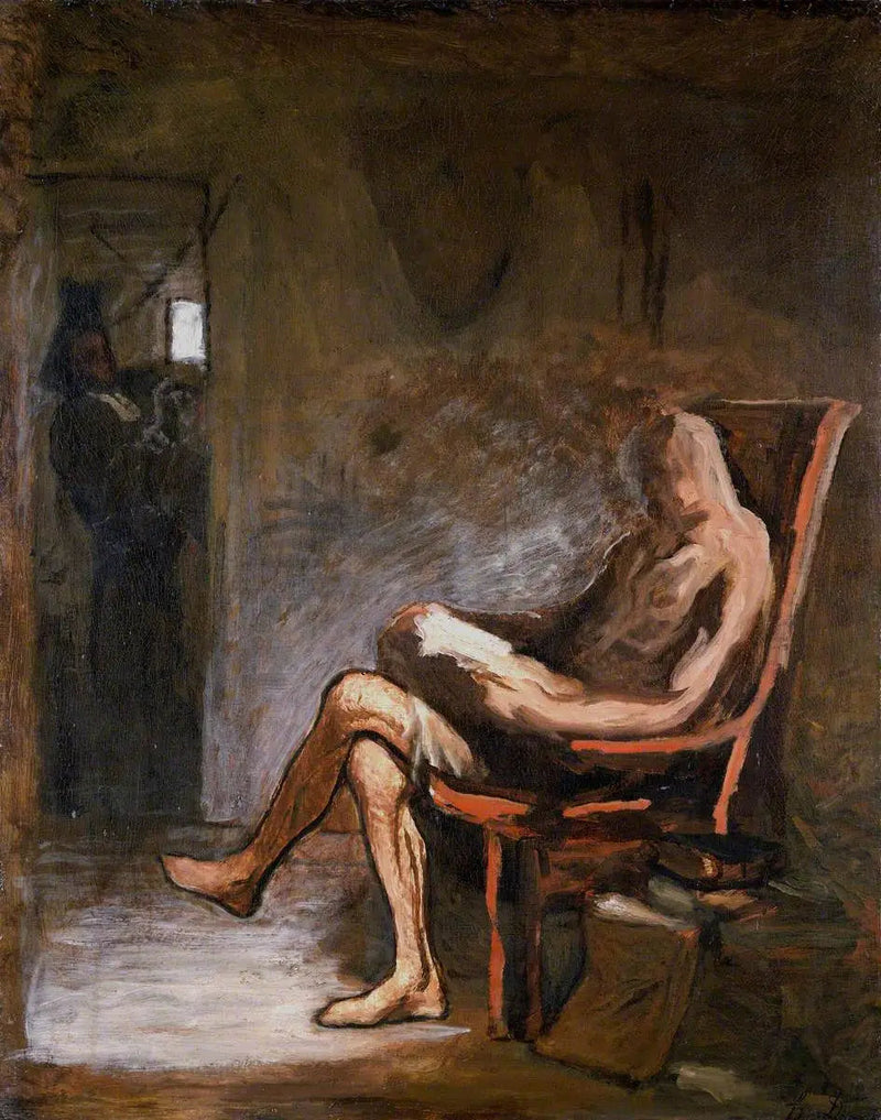 Don Quijote leser - Honoré Daumier